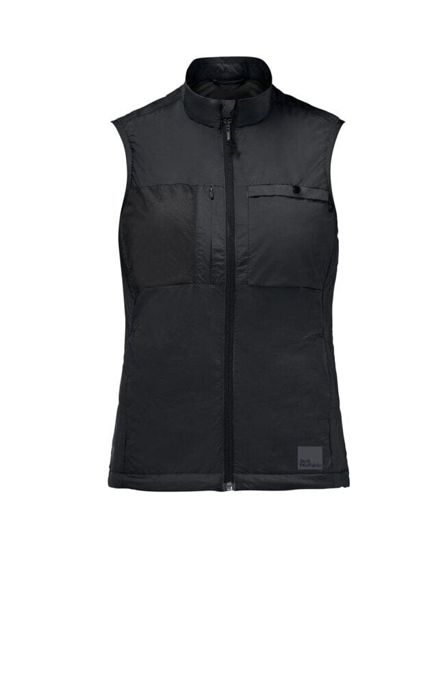 Jack Wolfskin - W's Bike Commute Ins Vest - Recycled PA & Recycled PET - Weekendbee - sustainable sportswear