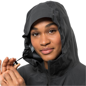 Jack Wolfskin W's Bike Commute Mono Jacket - Recycled polyester & polyester Phantom