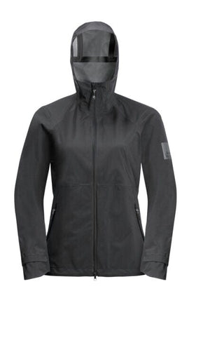 Jack Wolfskin W's Bike Commute Mono Jacket - Recycled polyester & polyester Phantom
