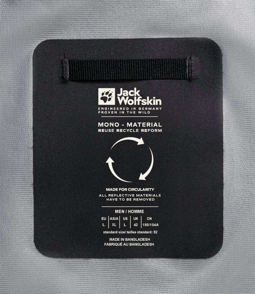 W's Bike Commute Mono Jacket - Recycled polyester & polyester Jacket Jack Wolfskin