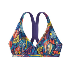 Patagonia W's Bottom Turn Bikini Top - Recycled Plastic Joy: Sound Blue Swimwear