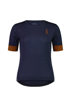 Mons Royale W's Cadence T-shirt - Merino Wool Midnight Terrazzo Shirt