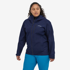 Patagonia W's Calcite Shell Jacket - Gore-Tex - Recycled Polyester Classic Navy Jacket