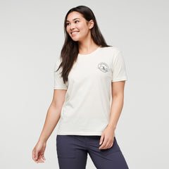 Cotopaxi W's Camp Life T-shirt - Organic Cotton & Recycled polyester Bone Shirt