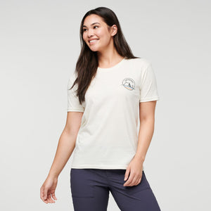 Cotopaxi W's Camp Life T-shirt - Organic Cotton & Recycled polyester Bone