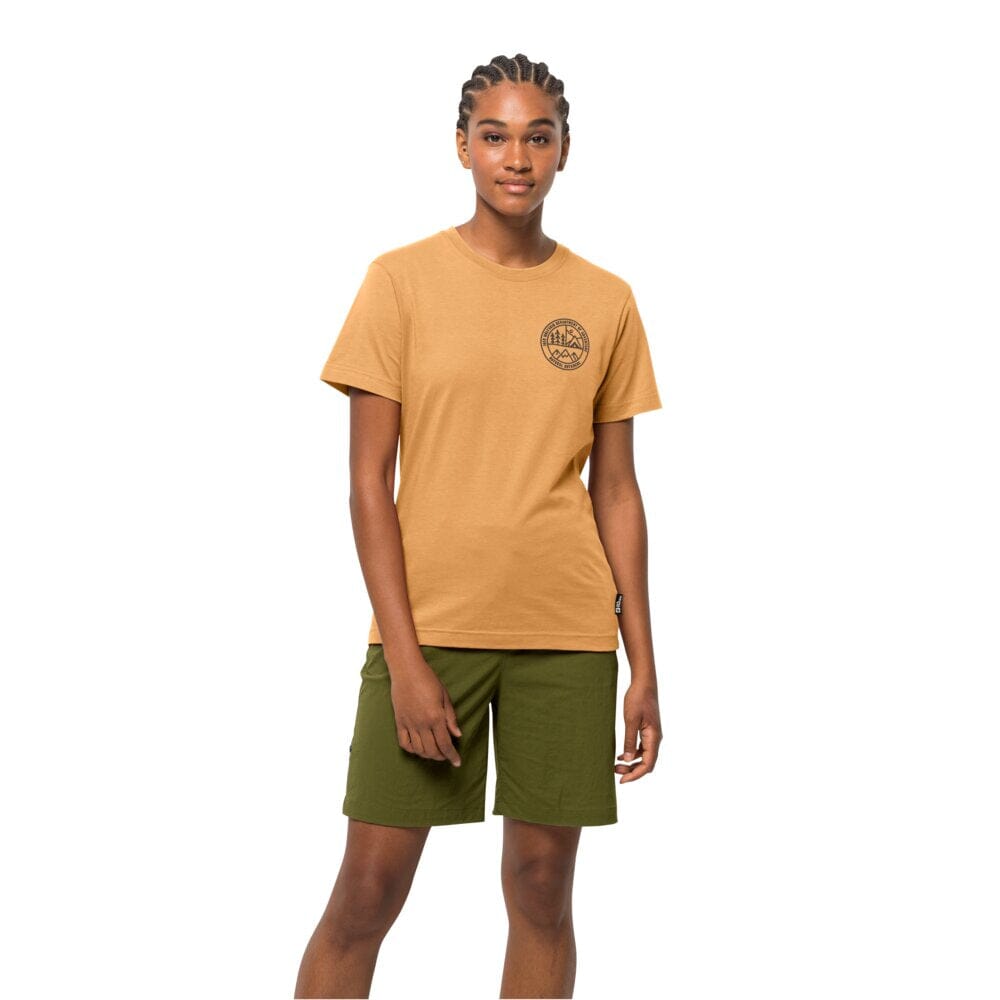 Jack Wolfskin - W's Campfire T-shirt - Organic Cotton - Weekendbee - sustainable sportswear
