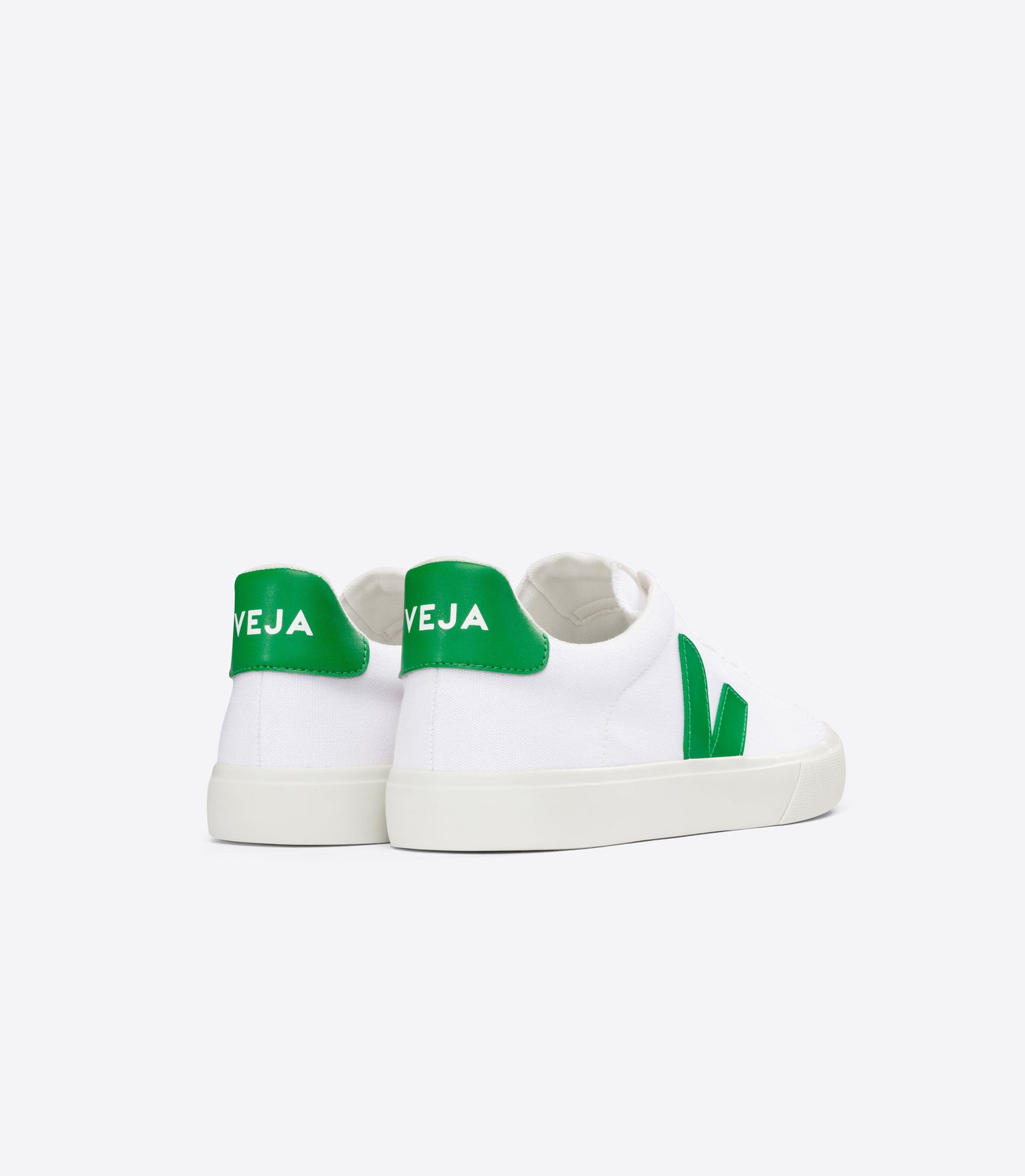 Veja W's Campo Canvas - Organic Cotton White Emeraude Shoes