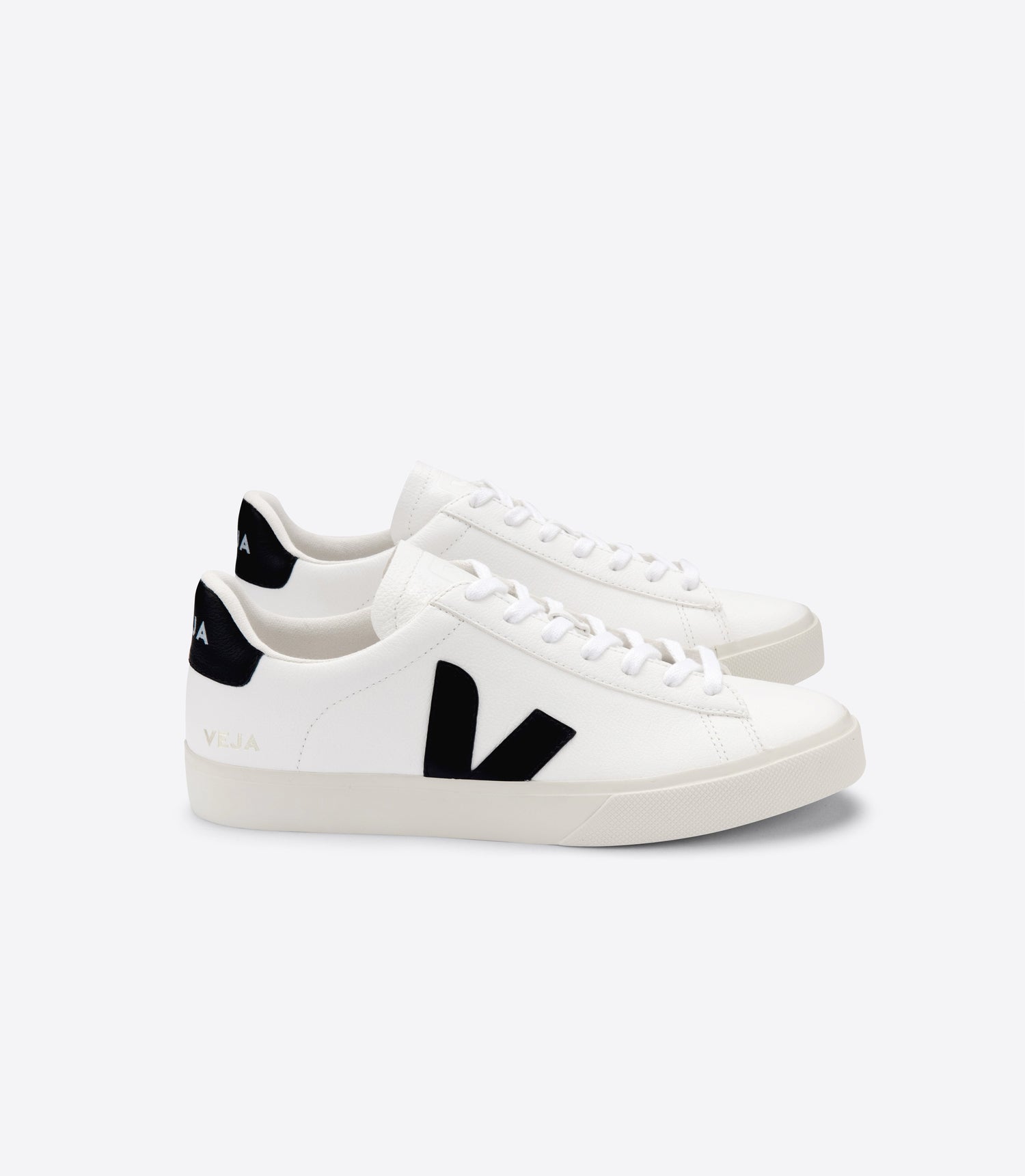 Veja W's Campo ChromeFree Sneakers - ChromeFree Leather White Black Shoes