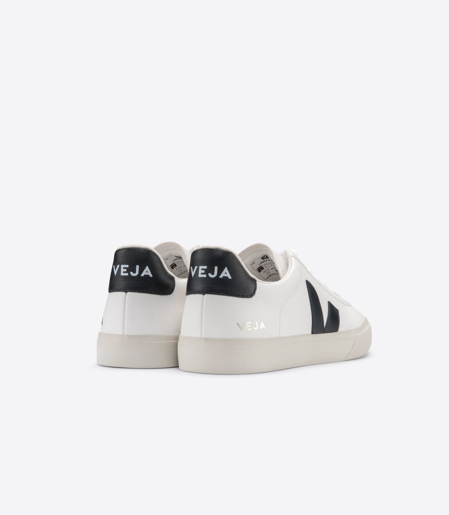 Veja W's Campo ChromeFree Sneakers - ChromeFree Leather White Black Shoes
