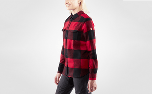 Fjällräven W's Canada Shirt - Recycled Wool Fog-Chalk White