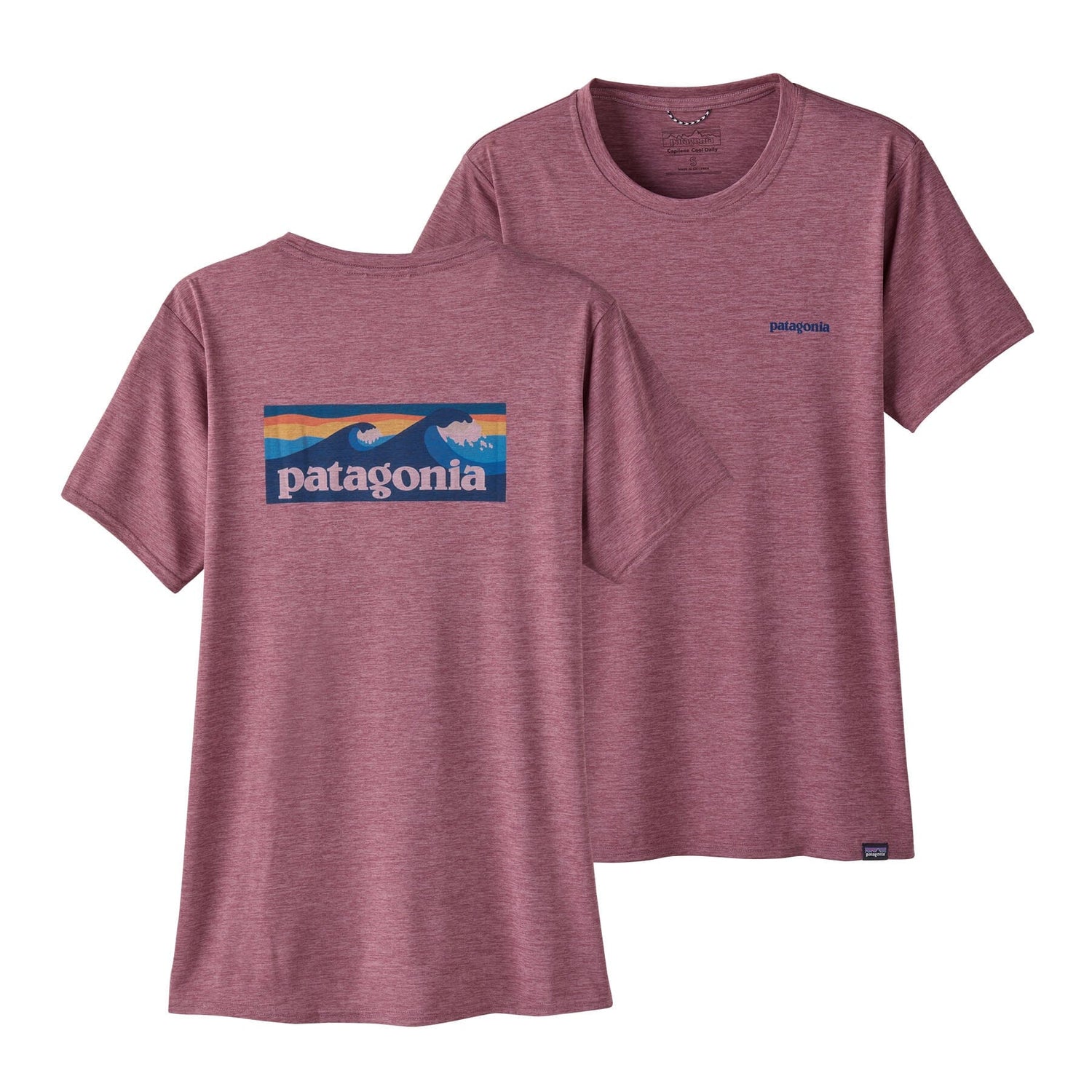 Patagonia - W's Cap Cool Daily Graphic Shirt - Waters - Recycled Polyester - Weekendbee - sustainable sportswear