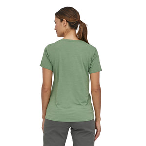 Patagonia W's Capilene Cool Daily Shirt - Recycled Polyester Sedge Green - Light Sedge Green X-Dye