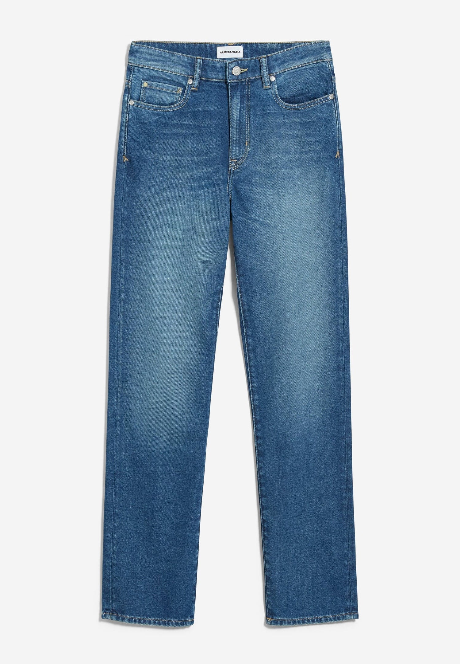 Armedangels - W's Carenaa - Straight fit Mid Waist jeans - Organic cotton - Weekendbee - sustainable sportswear