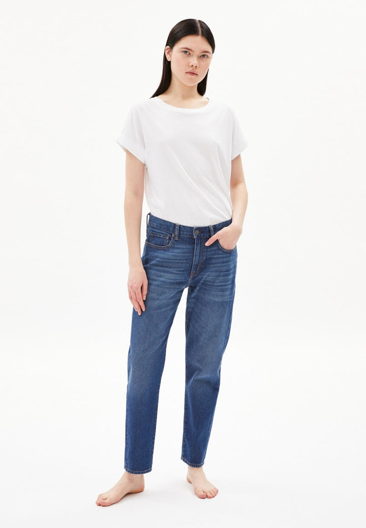 W's Cayaa - Tapered Boyfriend Fit Mid Waist - Organic cotton Pants Armedangels
