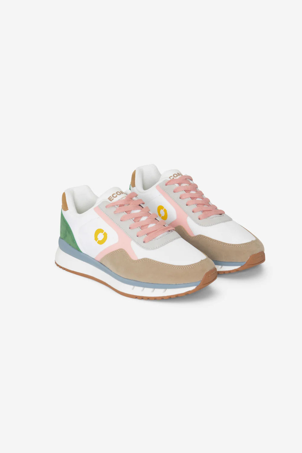 Ecoalf W's Cervinoalf Sneakers - Recycled polyester Off White/ Pink Shoes
