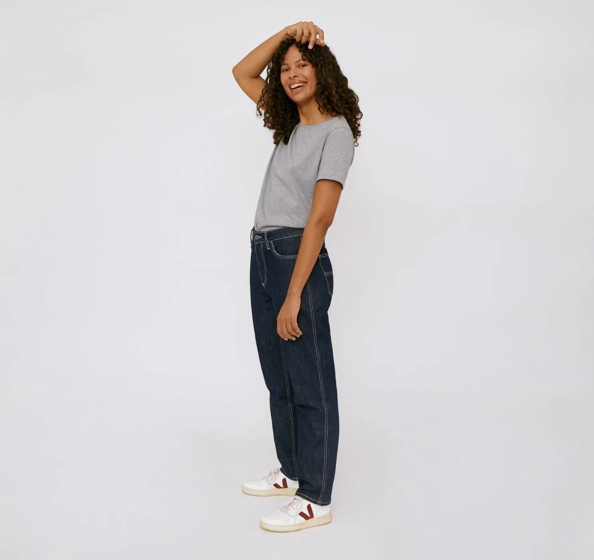 W's Circular Denim 5 Pocket - Organic Cotton Pants Organic Basics