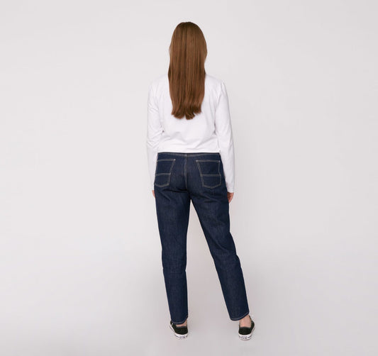 Organic Basics W's Circular Denim 5 Pocket - Organic Cotton Rinsed Pants