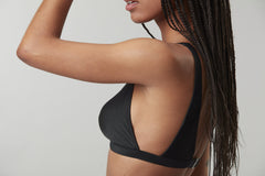 Picture Organic W's Clove Bralette Bikini Top - Recycled Polyamide Black Swimwear