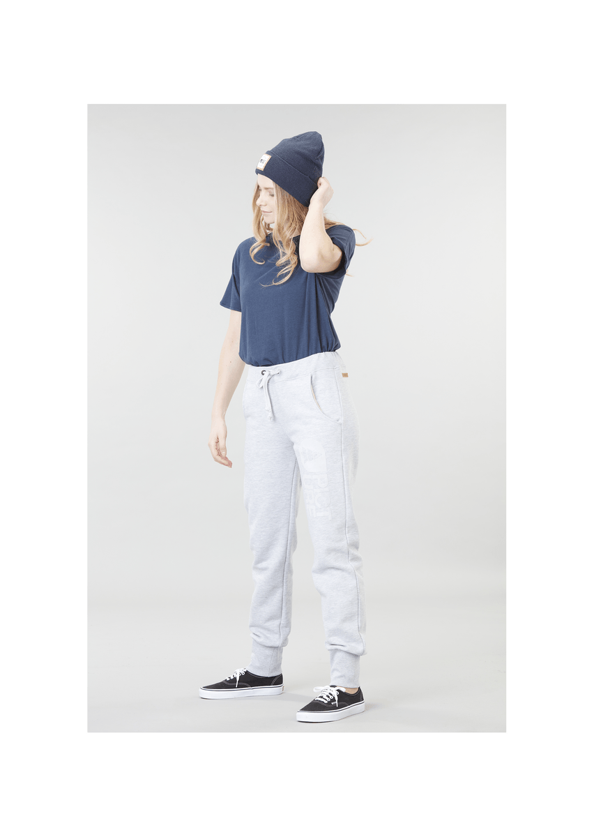 Picture Organic W's Cocoon Jog Pant - Organic Cotton & Recycled Polyester Grey Melange Pants