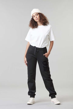 Cool Black and white pied de poule Pant, Vegan, Organic Cotton