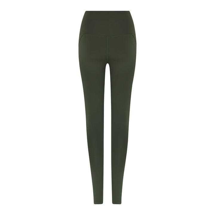 Girlfriend Collective W's Compressive Leggings - 7/8 - Made From Recycled Plastic Bottles Seaweed Pants