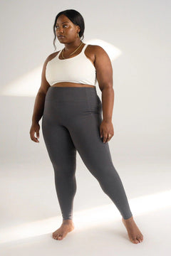 Girlfriend Collective W's Compressive Legging - 7/8 - Made From Recycled Plastic Bottles Moon Pants