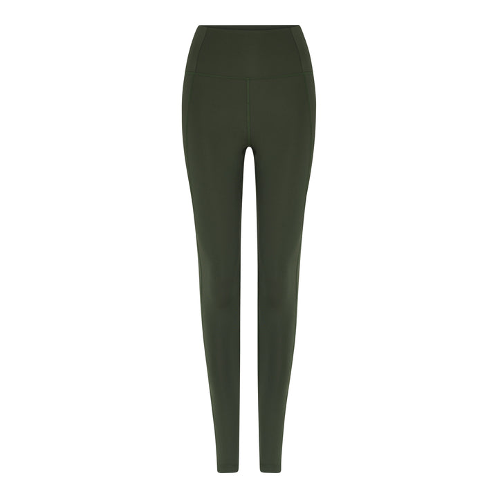 Girlfriend Collective W's Compressive Leggings - 7/8 - Made From Recycled Plastic Bottles Seaweed Pants