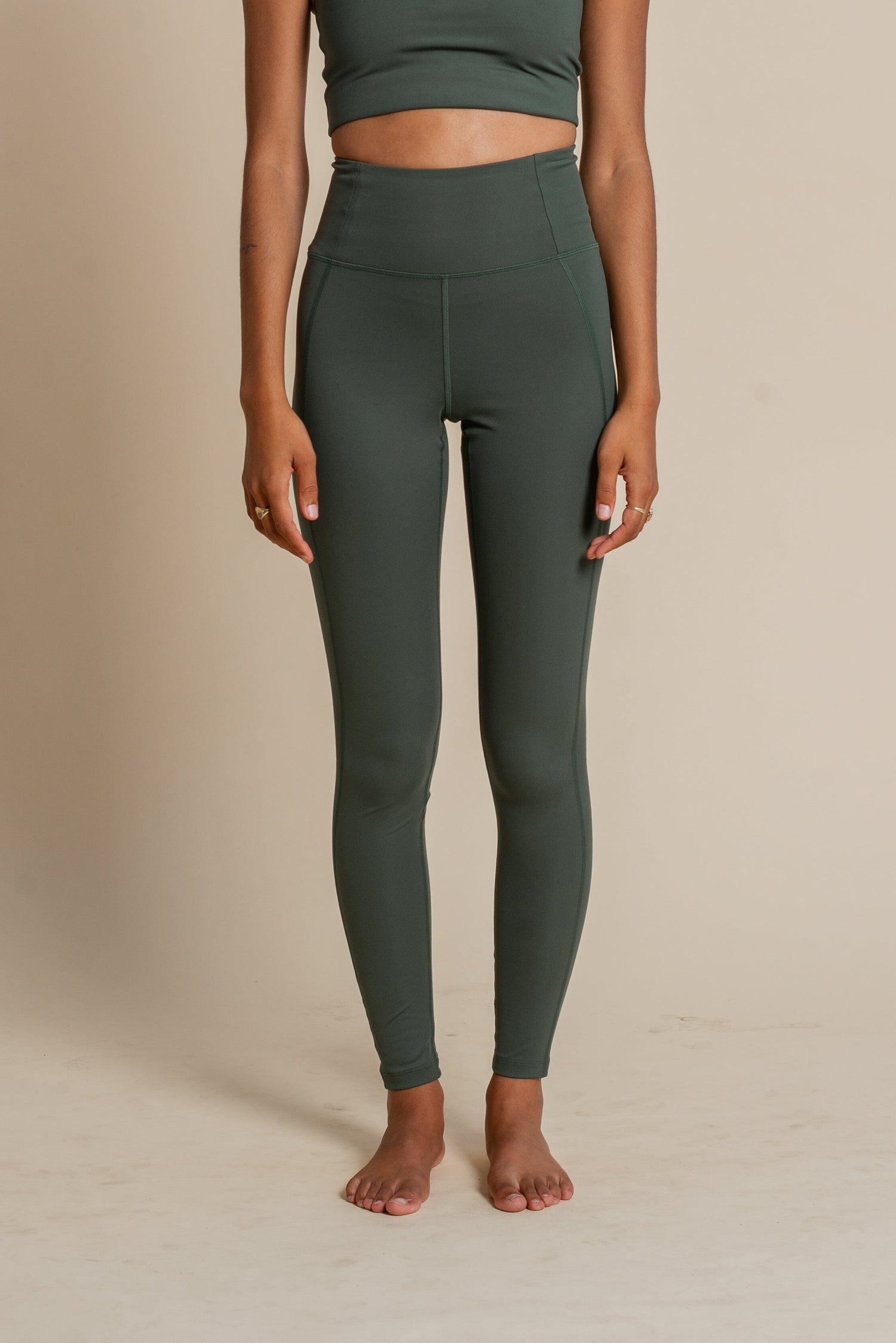 Girlfriend Collective W's Compressive Legging - Limited Colors - Made From Recycled Plastic Bottles Earth Normal Pants