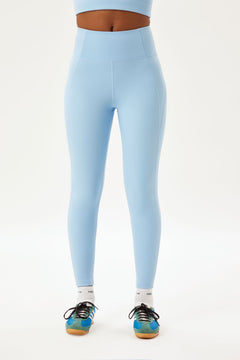 Girlfriend Collective W's Compressive Legging - Limited Colors - Made From Recycled Plastic Bottles Cerulean L Normal Pants