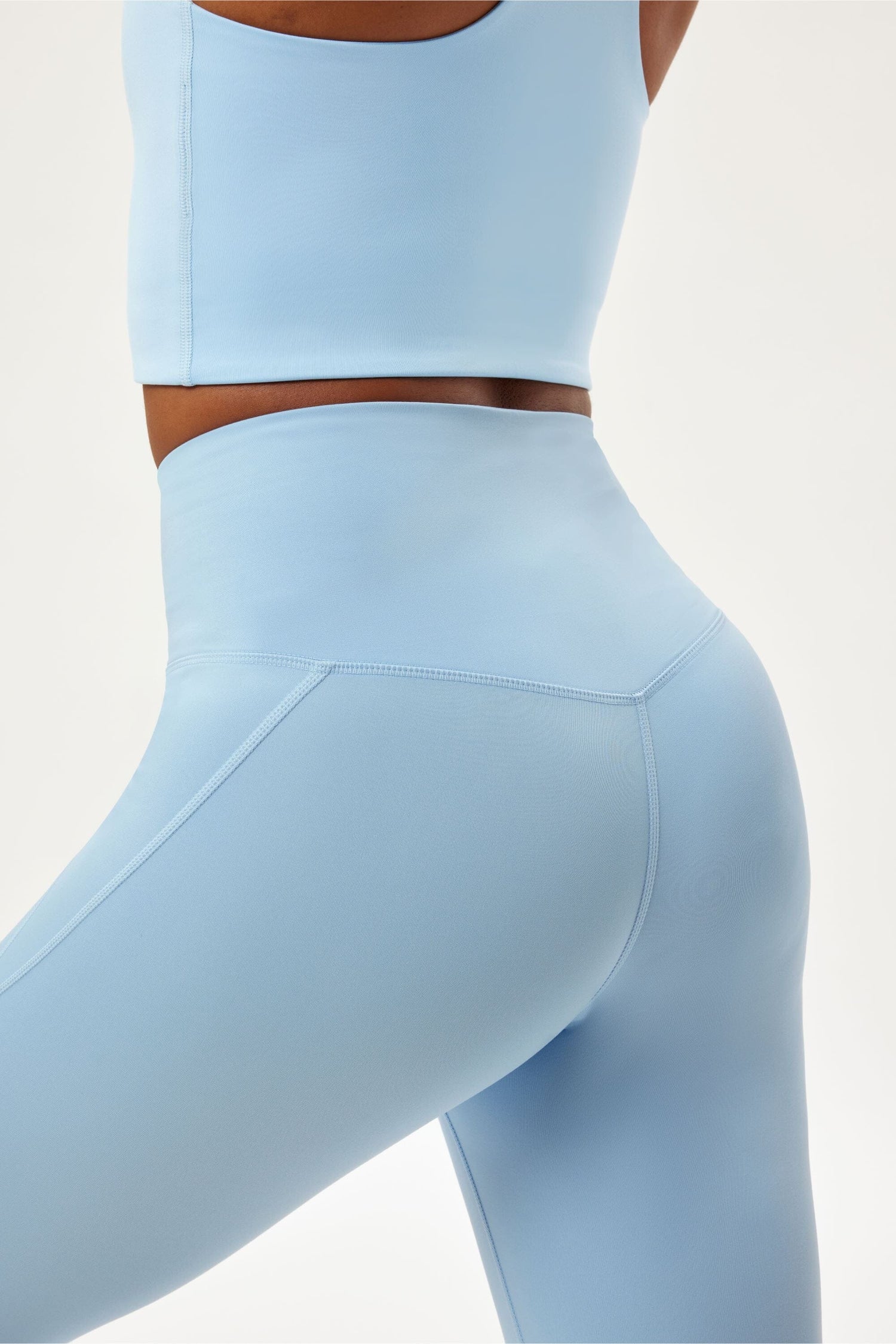 Girlfriend Collective W's Compressive Leggings - Limited Colors - Made From Recycled Plastic Bottles Cerulean L Normal Pants