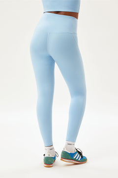 Girlfriend Collective W's Compressive Legging - Limited Colors - Made From Recycled Plastic Bottles Cerulean L Normal Pants