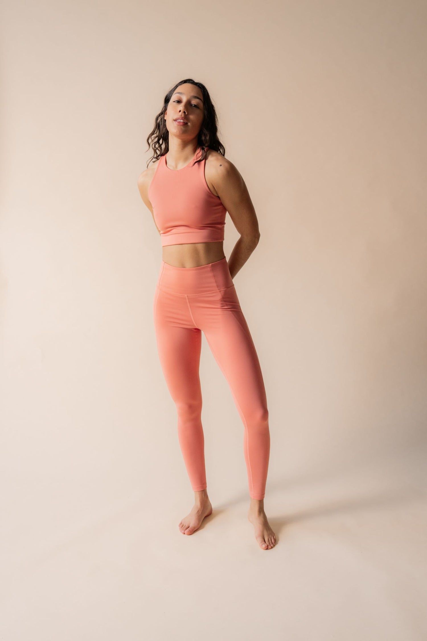 Girlfriend Collective W's Compressive Legging - Limited Colors - Made From Recycled Plastic Bottles Primrose Normal Pants