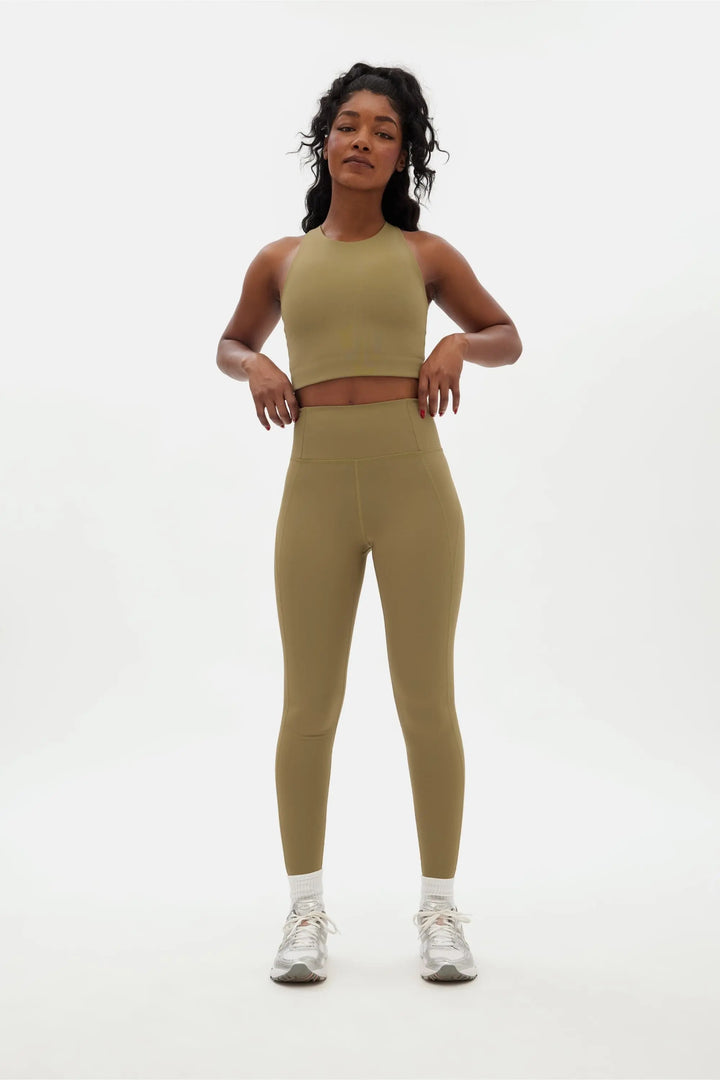 W's Compressive Leggings - Outlet - Made From Recycled Plastic Bottles Pants Girlfriend Collective