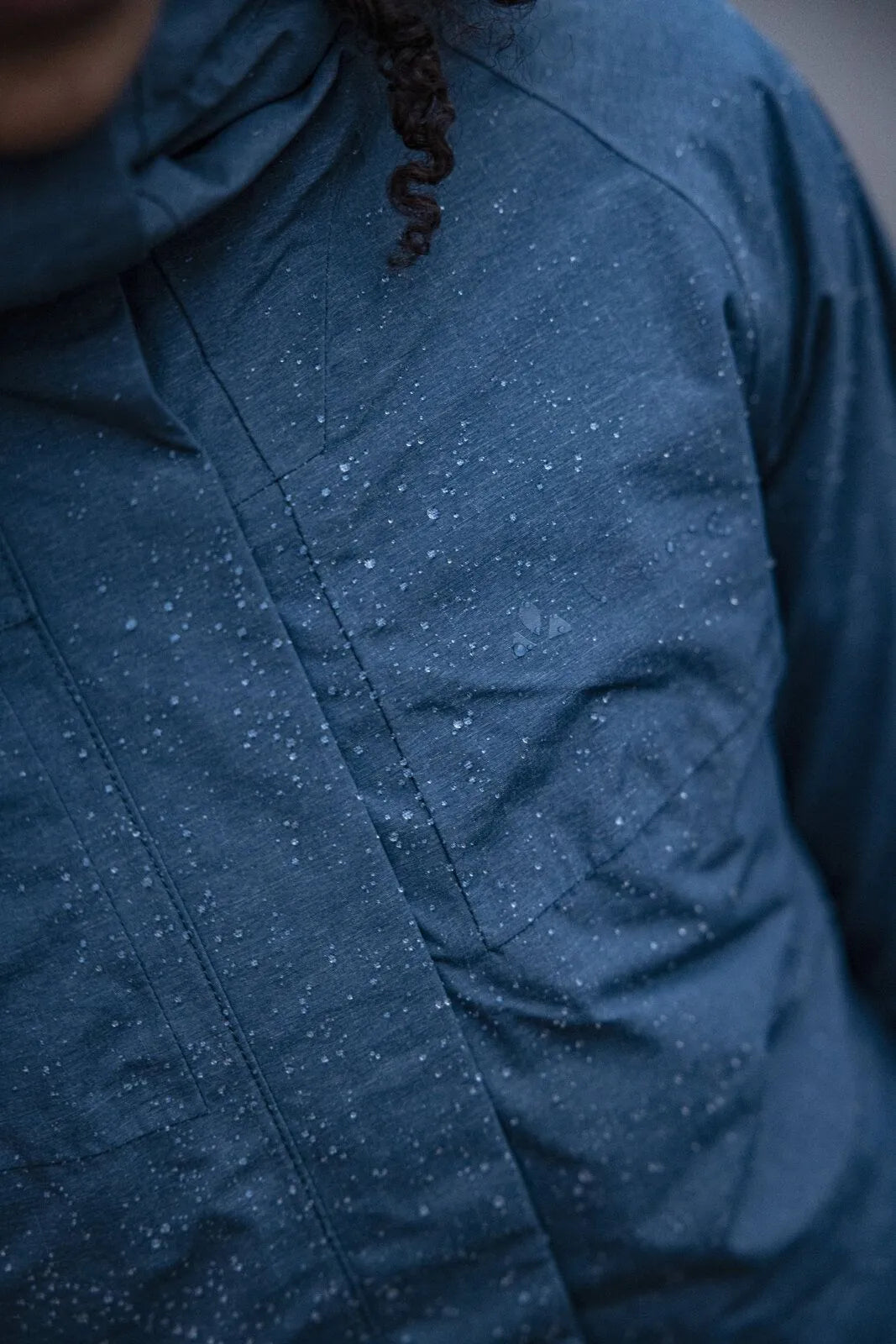 Vaude W's Comyou Pro Rain cycling Jacket - Recycled polyester & polyamide Brick Jacket