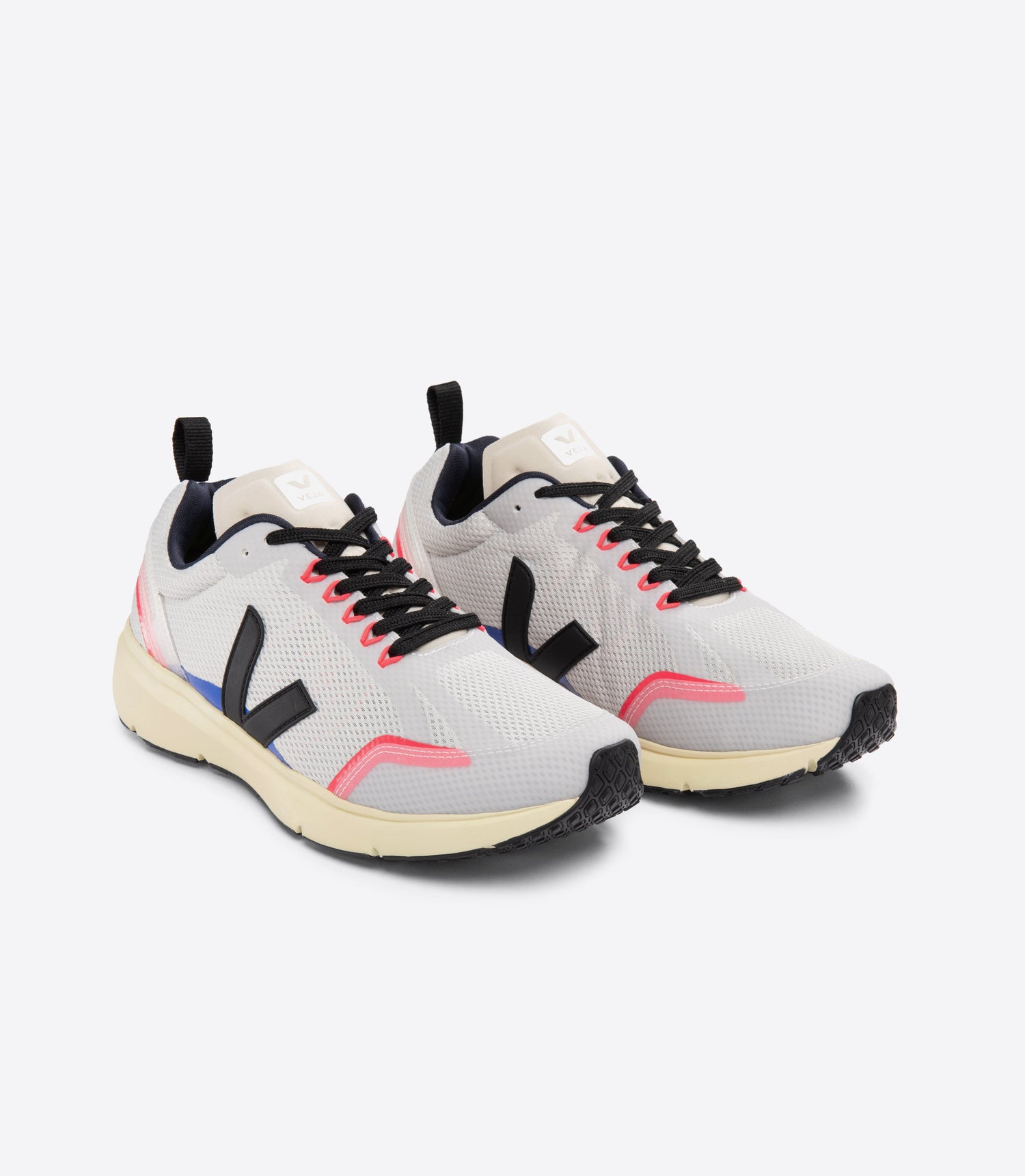 Veja W's Condor 2 Alveomesh Running Shoes - Recycled Plastic Bottles Light-Grey Black Shoes