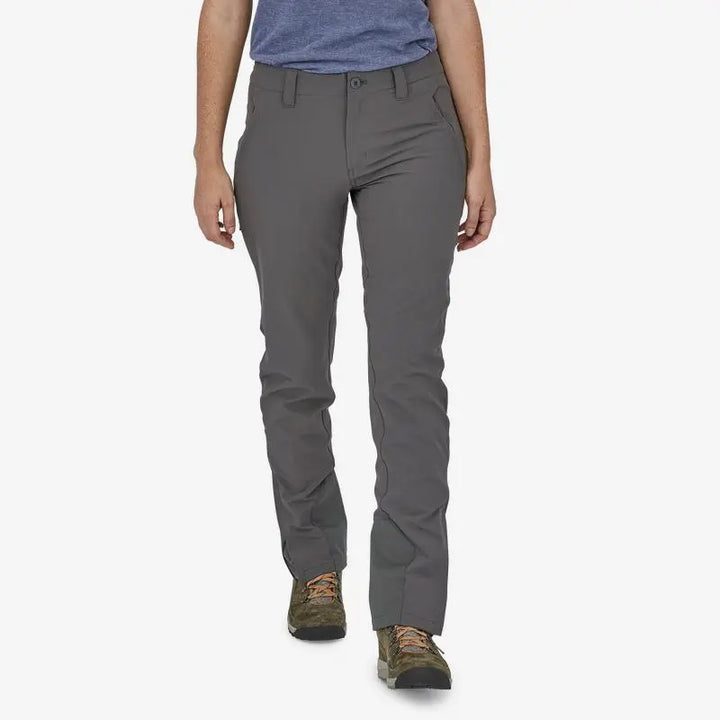 W's Crestview Hiking Pants - Recycled Polyester Pants Patagonia Forge Grey 6 Regular