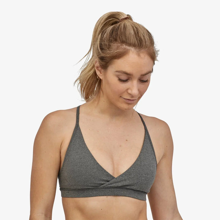 W's Cross Beta Sports Bra - Recycled Polyester Underwear Patagonia Forge Grey XS
