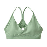 W's Cross Beta Sports Bra - Recycled Polyester Underwear Patagonia Gypsum Green XS