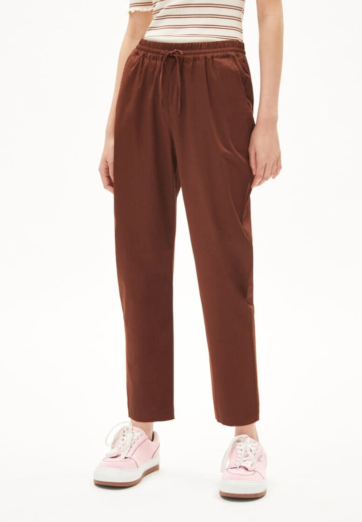 W's Danyaa Pants - Regular Fit - Organic Cotton Pants Armedangels Cacao S