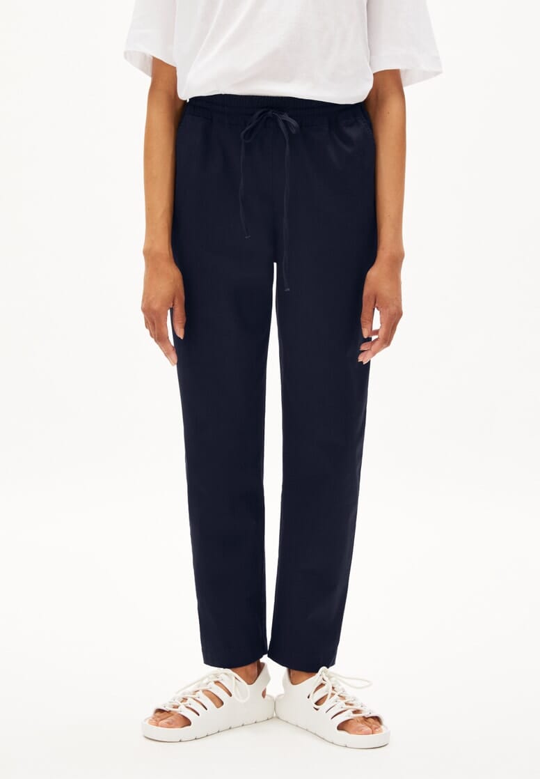 Armedangels W's Danyaa Pants - Regular Fit - Organic Cotton Night sky Pants