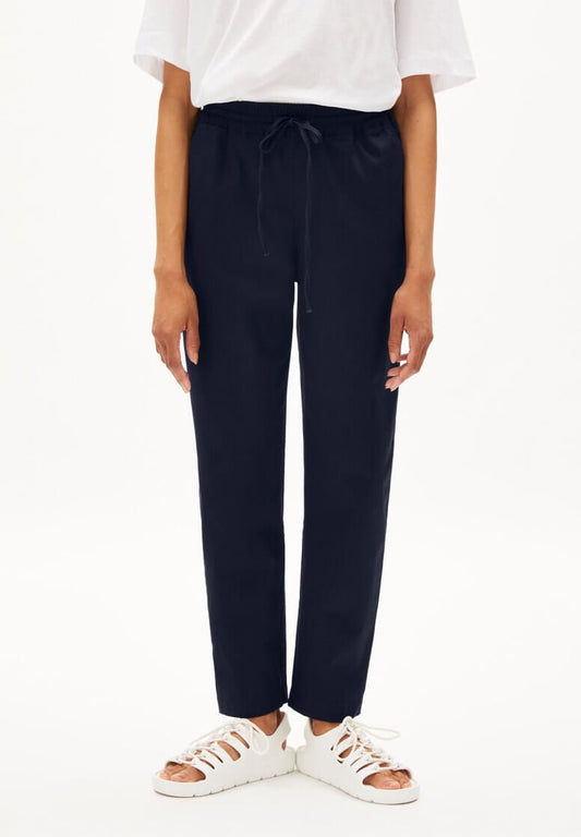 Armedangels W's Danyaa Pants - Regular Fit - Organic Cotton Night sky Pants