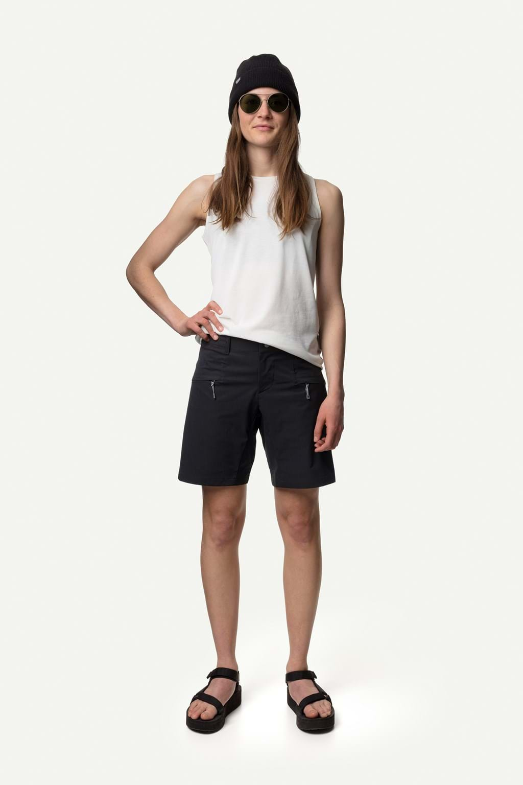 Houdini W's Daybreak Shorts - Recycled Polyester True Black Pants