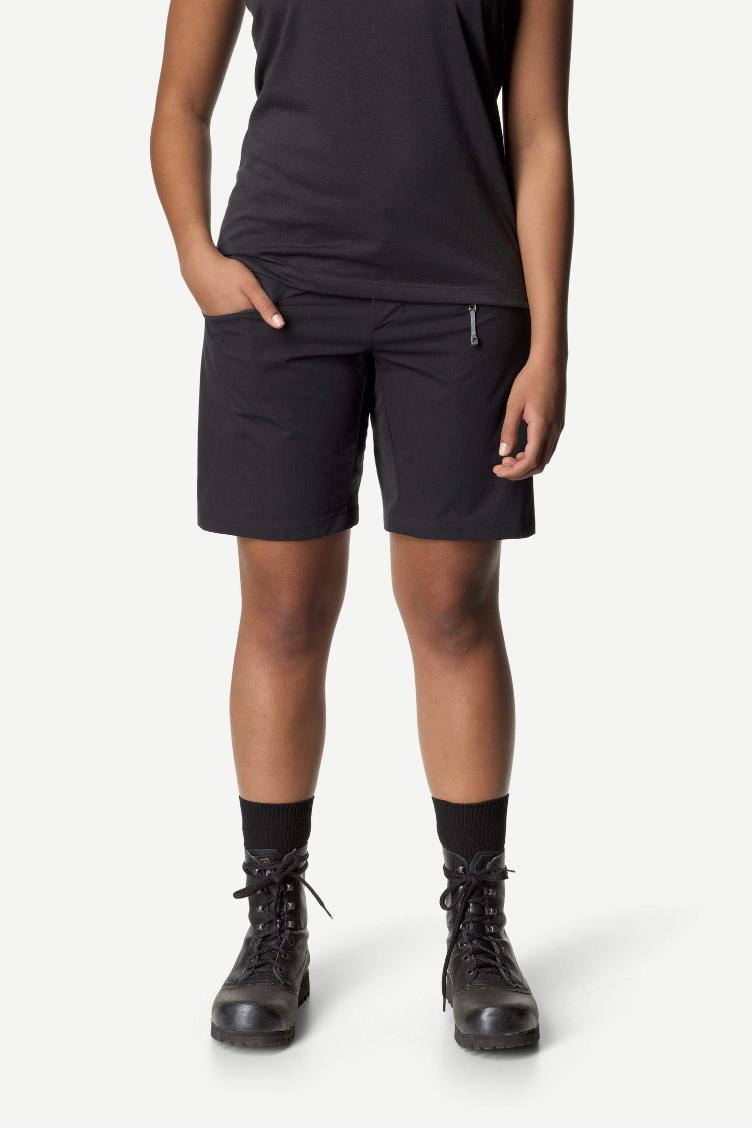 Houdini W's Daybreak Shorts - Recycled Polyester True Black Pants