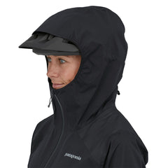 Patagonia W's Dirt Roamer Storm Bike Jacket - 100% Recycled Nylon Black Jacket