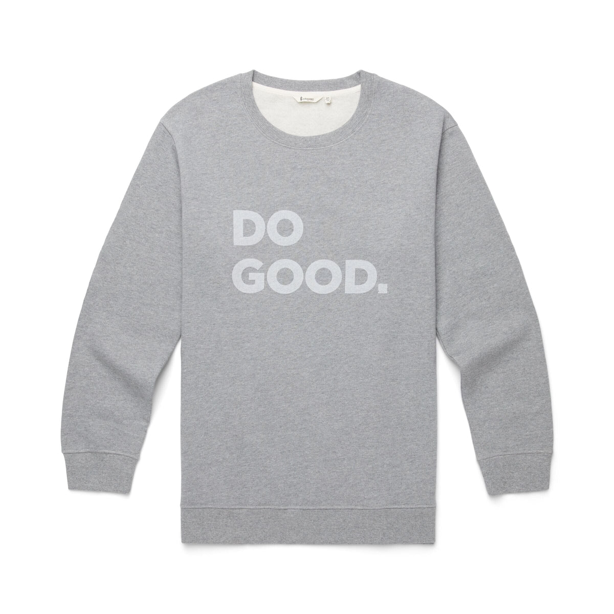 W's Do Good Crew Sweatshirt - Organic Cotton & Recycled Polyester Shirt Cotopaxi Heather Grey S