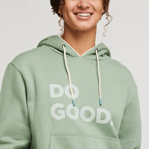 Cotopaxi W's Do Good Pullover Hoodie - Organic Cotton & Recycled Polyester Silver Leaf Shirt