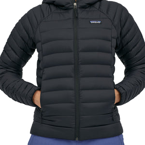 Patagonia W's Down Sweater Hoody - Recycled Nylon & RDS certified Down Black