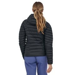 Patagonia W's Down Sweater Hoody - Recycled Nylon & RDS certified Down Black Jacket