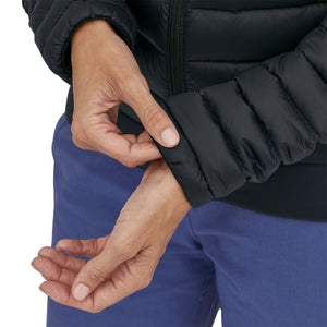 Patagonia W's Down Sweater Hoody - Recycled Nylon & RDS certified Down Black