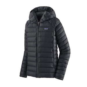 Patagonia W's Down Sweater Hoody - Recycled Nylon & RDS certified Down Black
